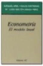Econometría. El modelo lineal