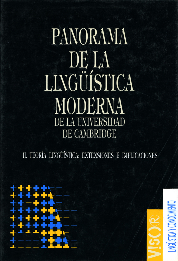Panorama de la lingüística moderna de la Universidad de Cambridge - III