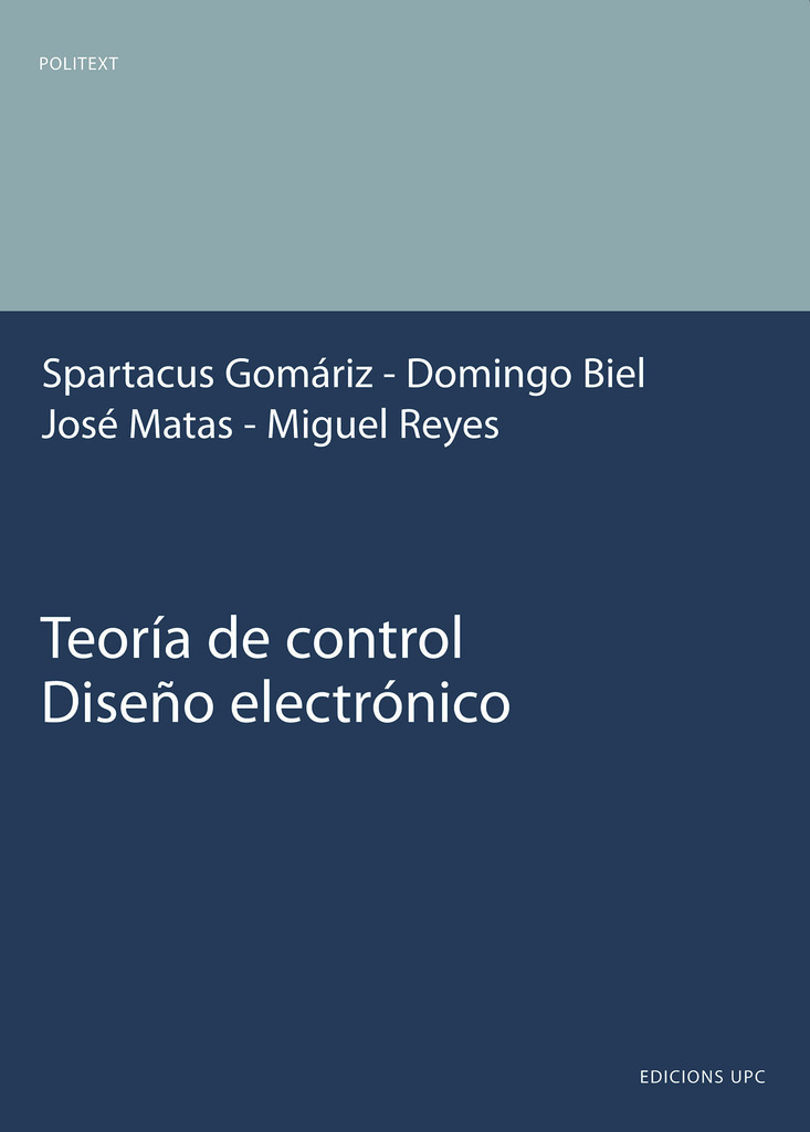 Teoría de control. Diseño electrónico