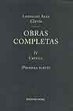 OBRAS COMPLETAS CLARIN. Tomo V