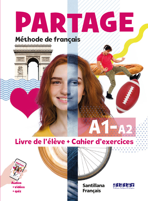 PARTAGE A2/B1 LIVRE+CAHIER