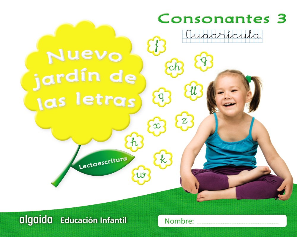Nuevo jardín de las letras. Consonantes 2. Cuadrícula