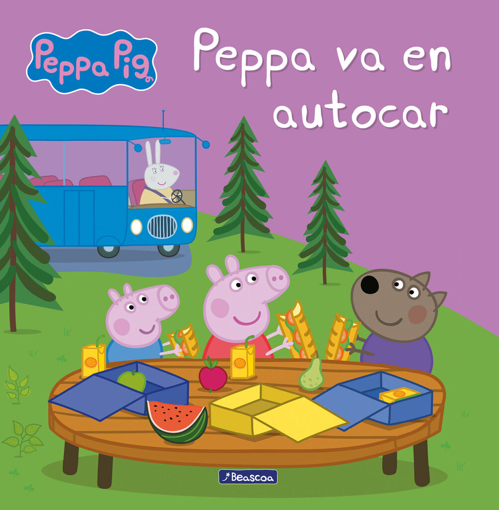 Peppa va en autocar