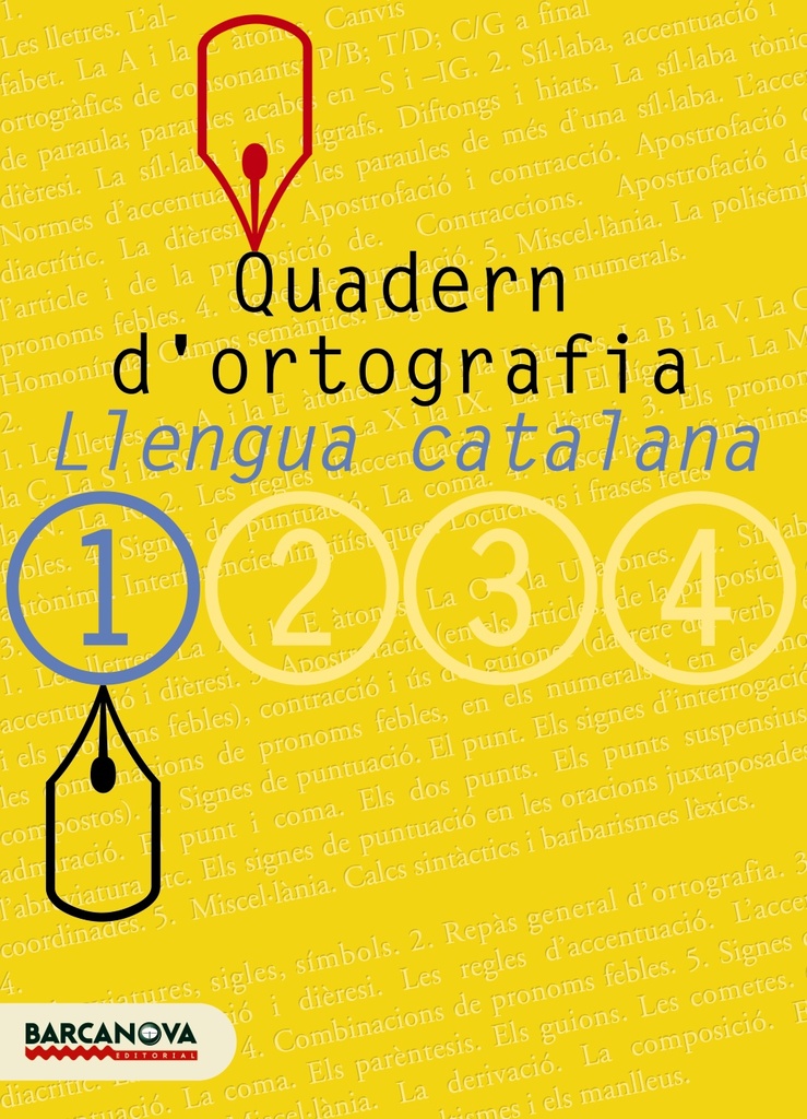 Quadern d'ortografia 1 Quadern d'ortografia 1