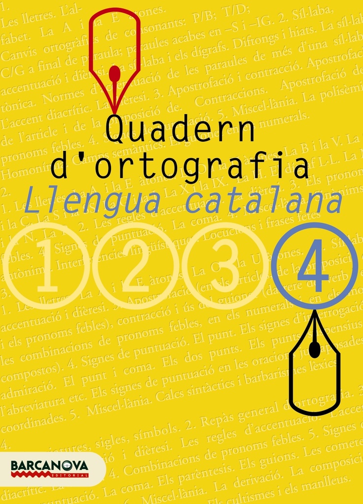 Quadern d'ortografia 4 Quadern d'ortografia 4