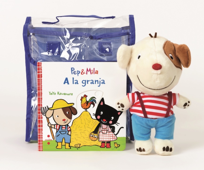 Pep i Mila. Lot A la granja. Llibre + nino Pep