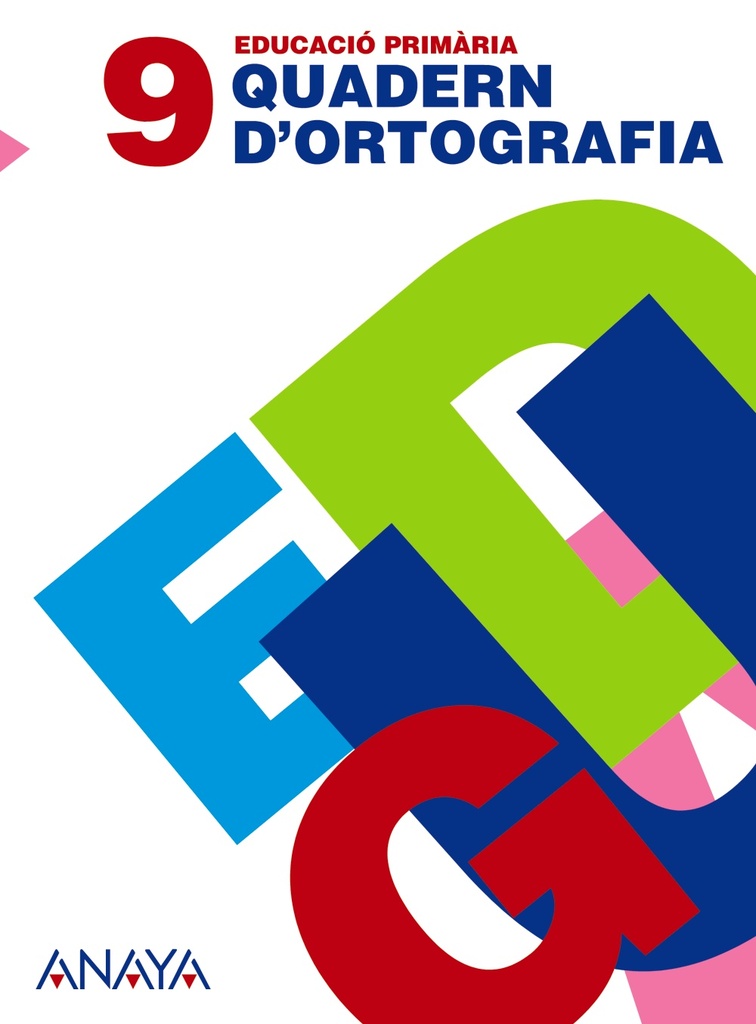 Quadern d'ortografia 9.