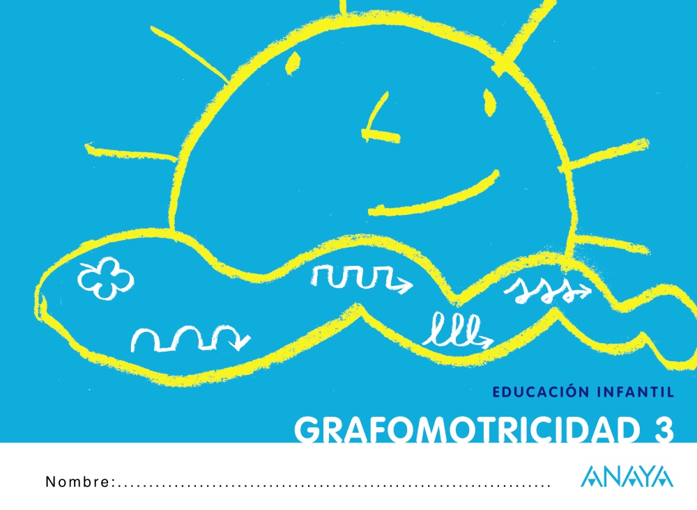 Grafomotricidad, 3 Educación Infantil, 5 años. Cuaderno