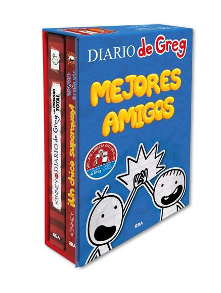 Diario de Greg - Mejores amigos (estuche con: Un pringao total | ¡Un chico super guay!)