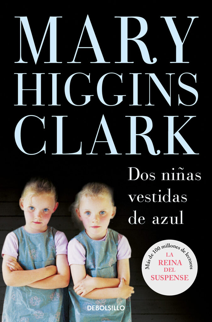Dos niñas vestidas de azul