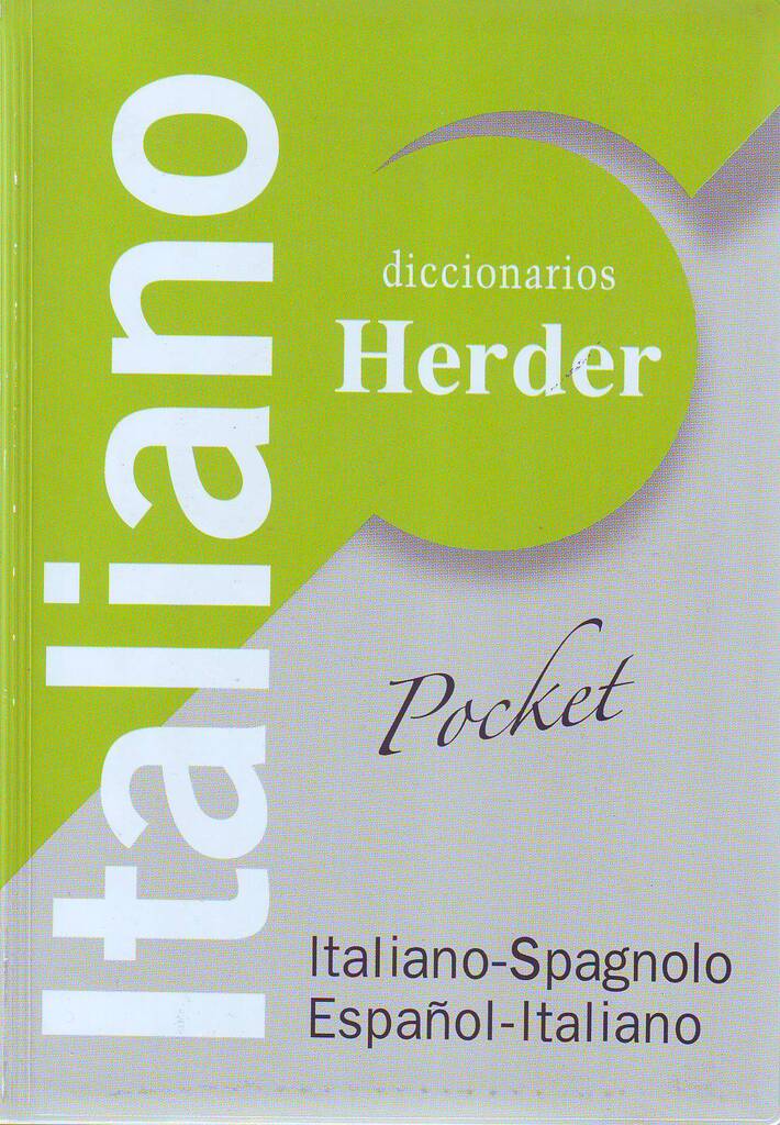 Diccionario universal Herder, italiano-español, español-italiano