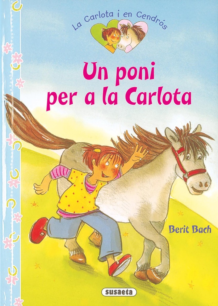 La Carlota a l'escola d'equitació