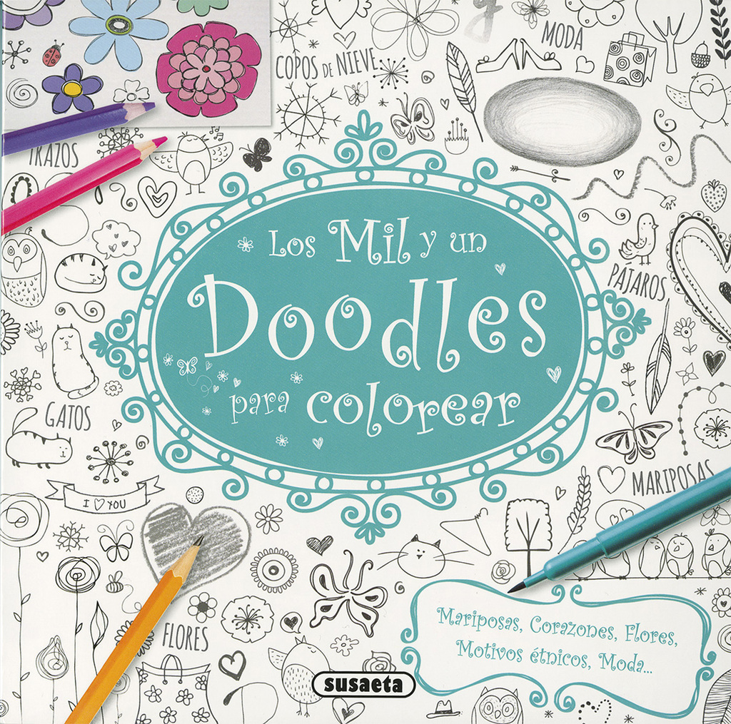 Los mil y un doodles para colorear