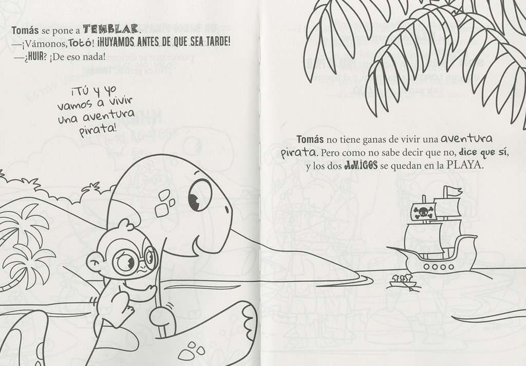 El dino Totó quiere ser pirata El dino Totó quiere ser pirata