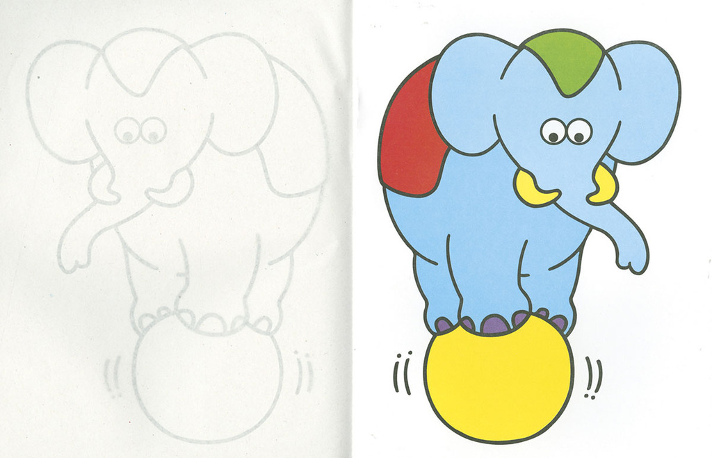 Super trace and colour with bear Super trace and colour with bear