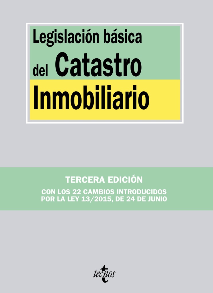 Legislación básica del Catastro Inmobiliario