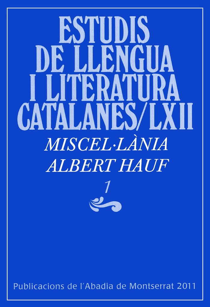 Miscel·lània Albert Hauf, 1