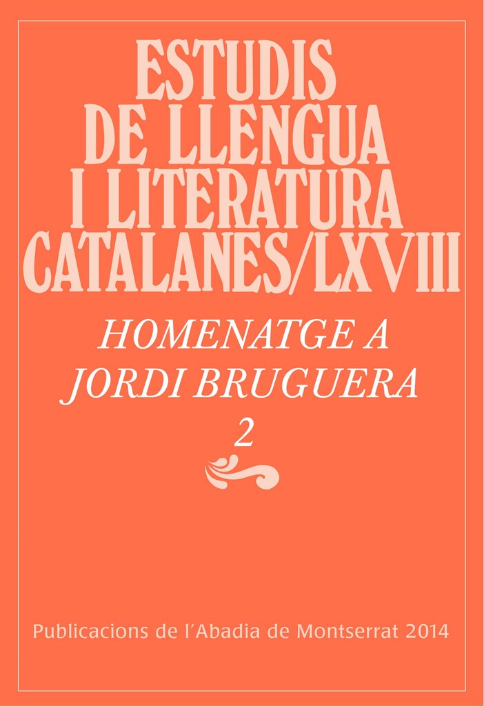 Miscel·lània Jordi Bruguera, 2