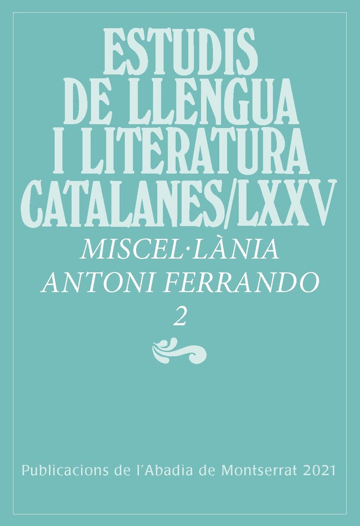 Miscel·lània Antoni Ferrando, 2