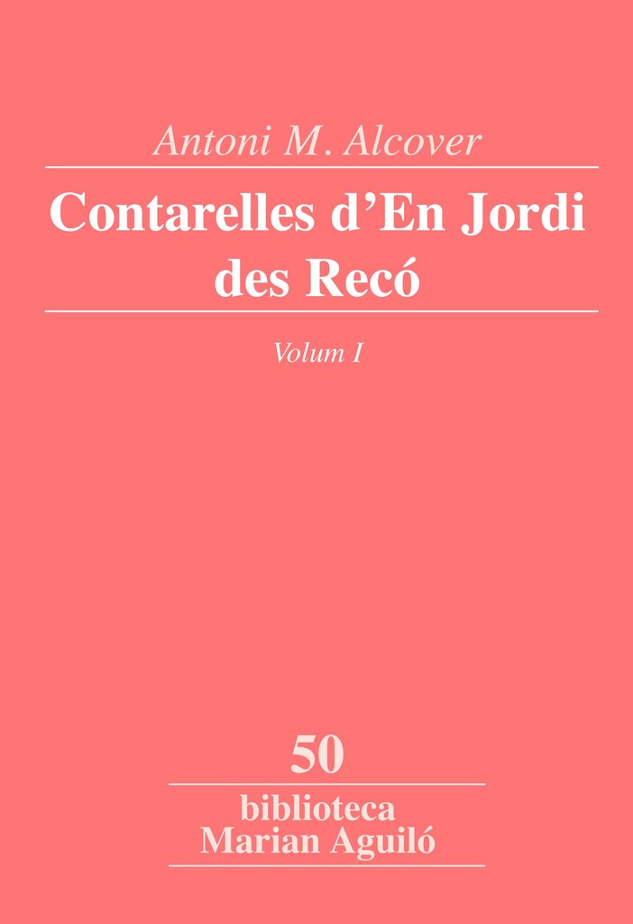 Contarelles d'En Jordi des Recó, Vol. 1
