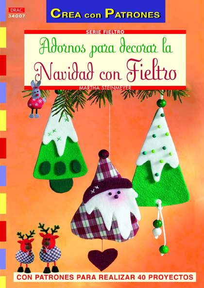 Ideas para decorar la casa en Navidad con fieltro modelable con aguja