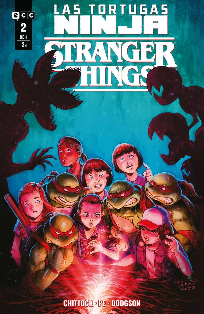 Las Tortugas Ninja/Stranger Things núm. 2 de 4