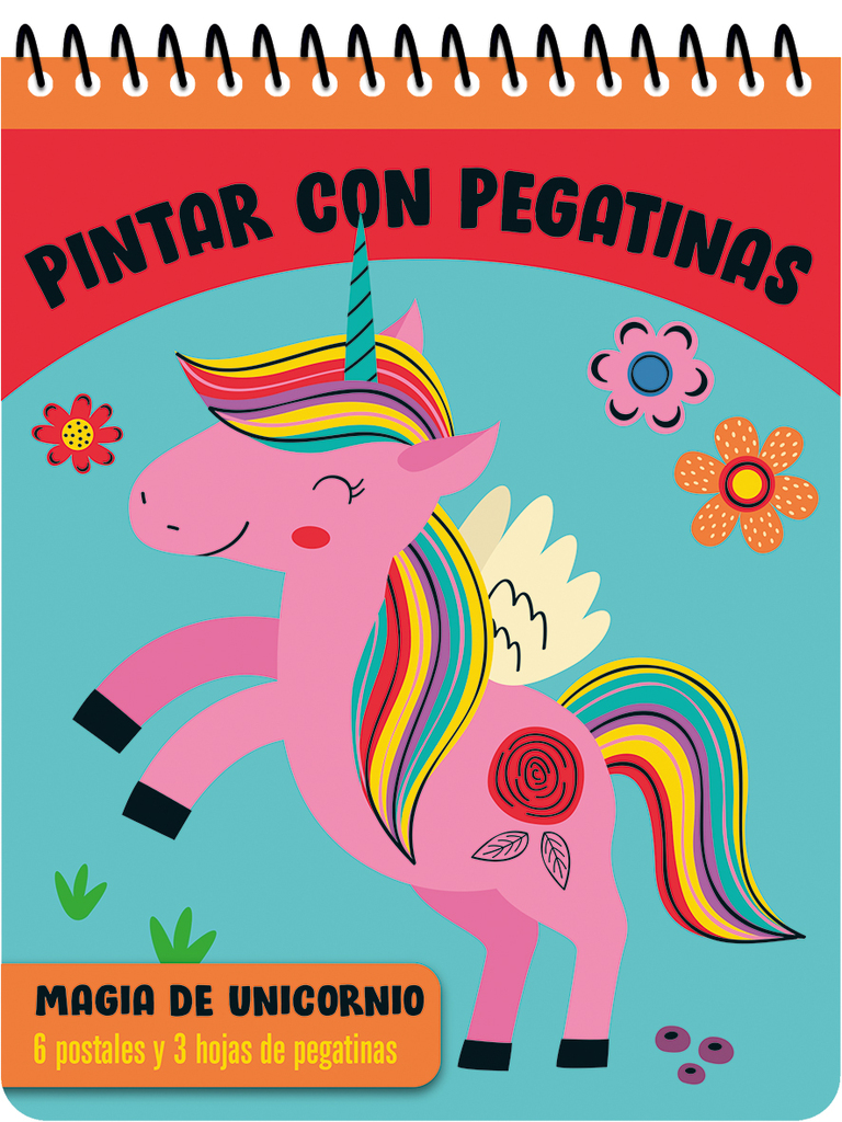 PINTAR CON PEGATINAS - Magia de unicornio PINTAR CON PEGATINAS - Magia de unicornio
