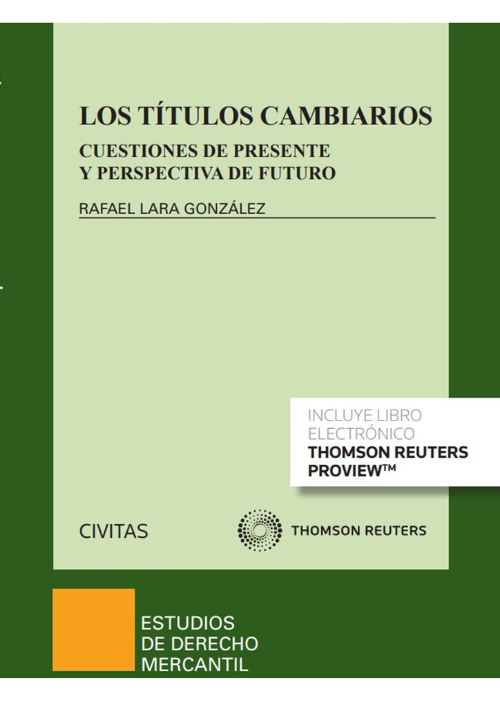 Los títulos cambiarios (Papel + e-book)