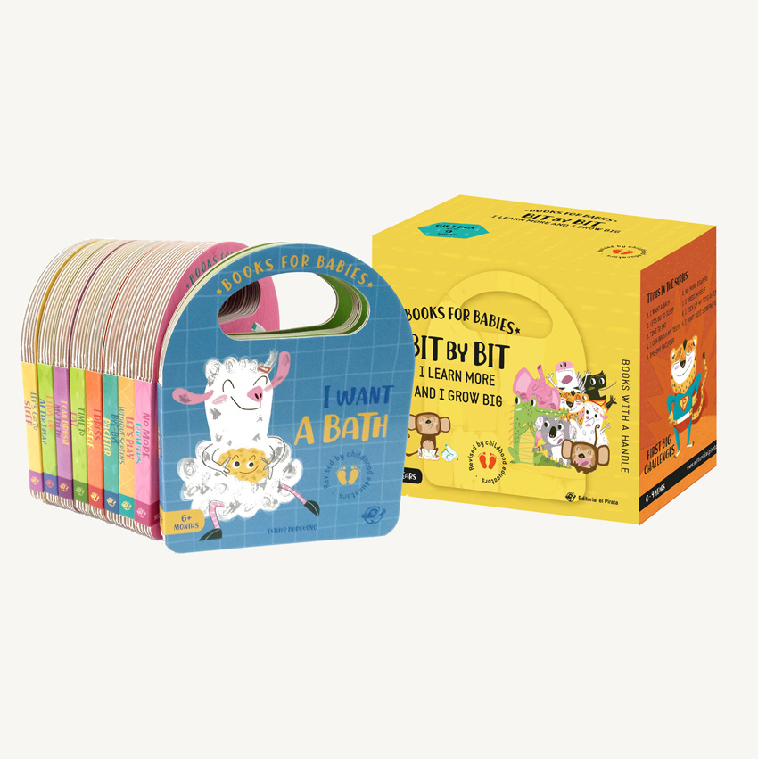Books for babies -Bit by bit I learn more and I grow big Collection Pack