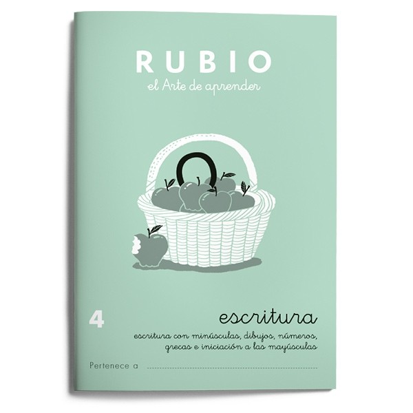 Cuadernillos escritura 12 Rubio