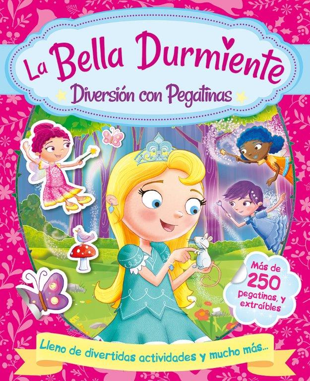 DIVERSIÓN CON PEGATINAS- LA SIRENITA