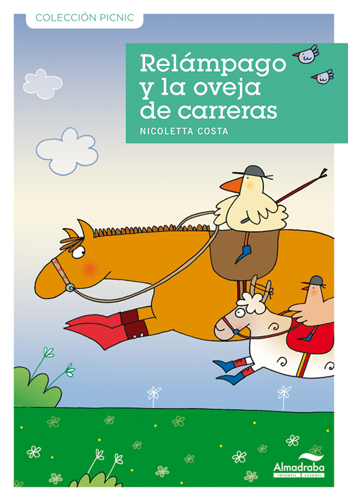 Relámpago y la oveja de carreras