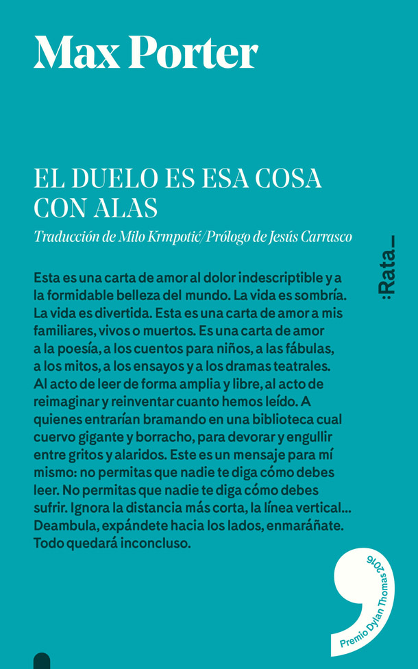 El duelo es esa cosa con alas