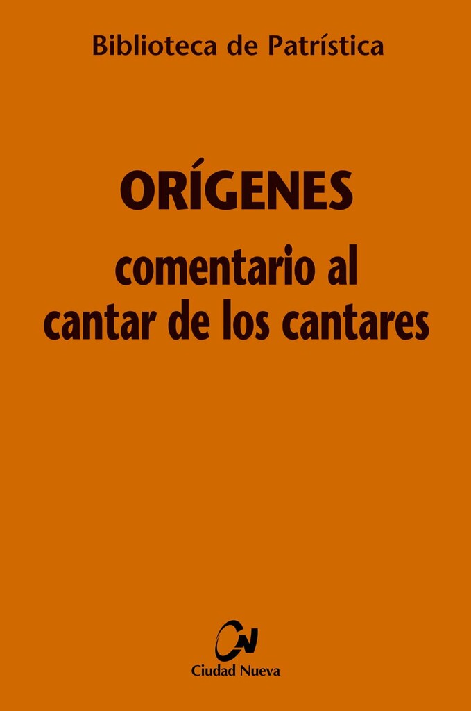 Comentario al Cantar de los Cantares