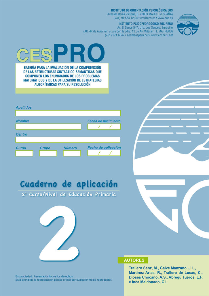 CESPRO. Cuaderno 3