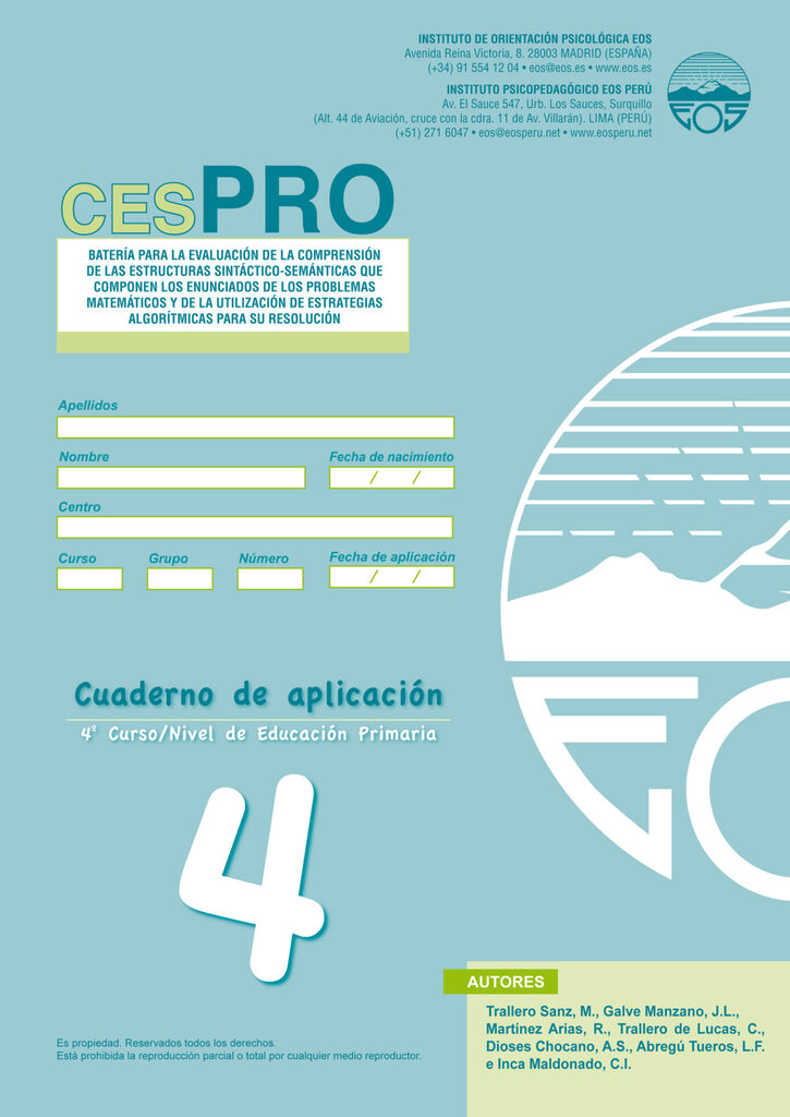 CESPRO. Cuaderno 5