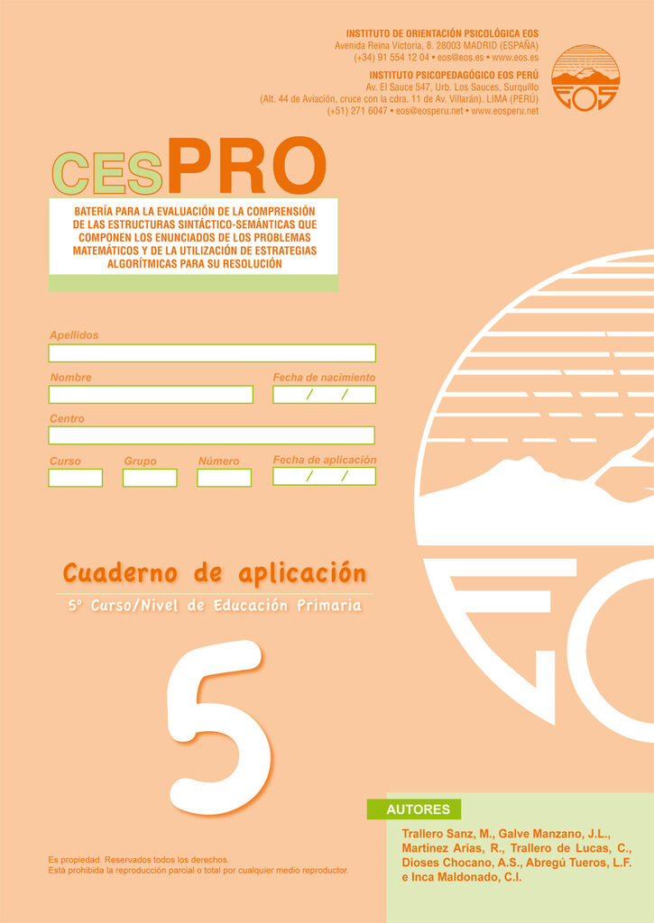 CESPRO. Cuaderno 6
