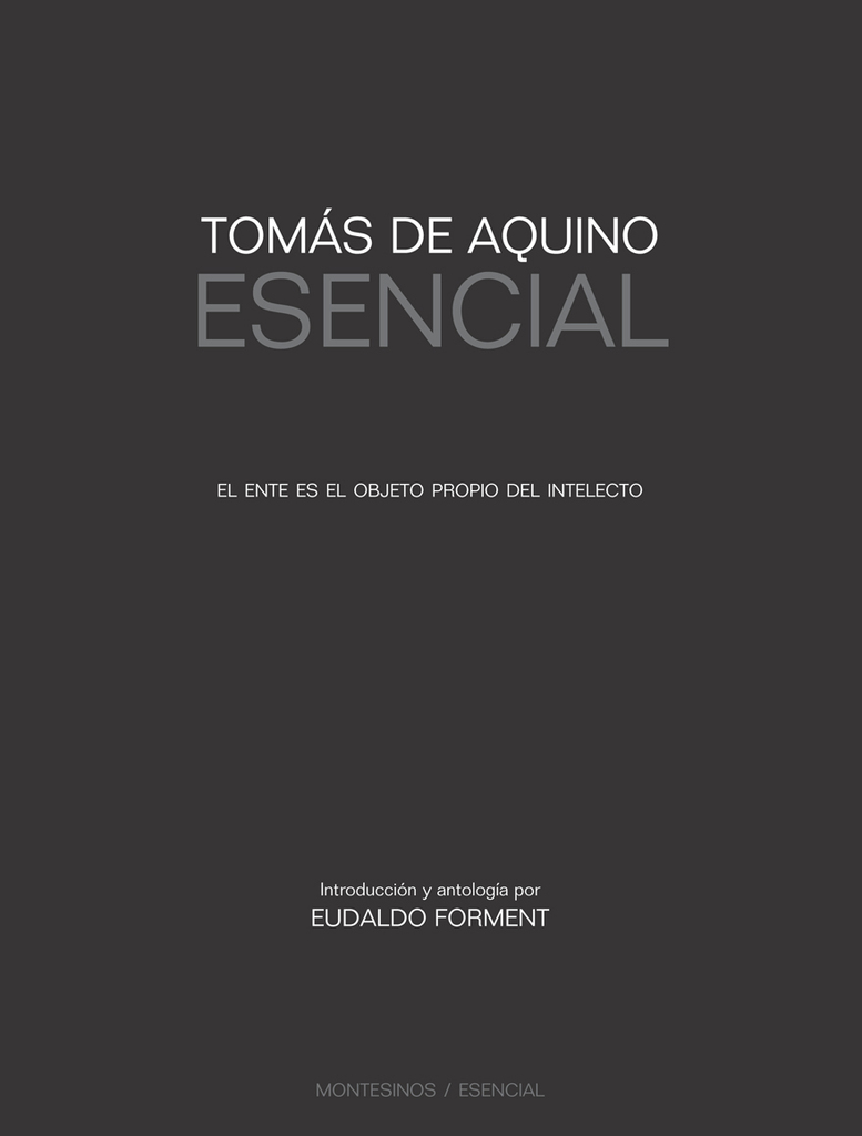 Tomás de Aquino Esencial