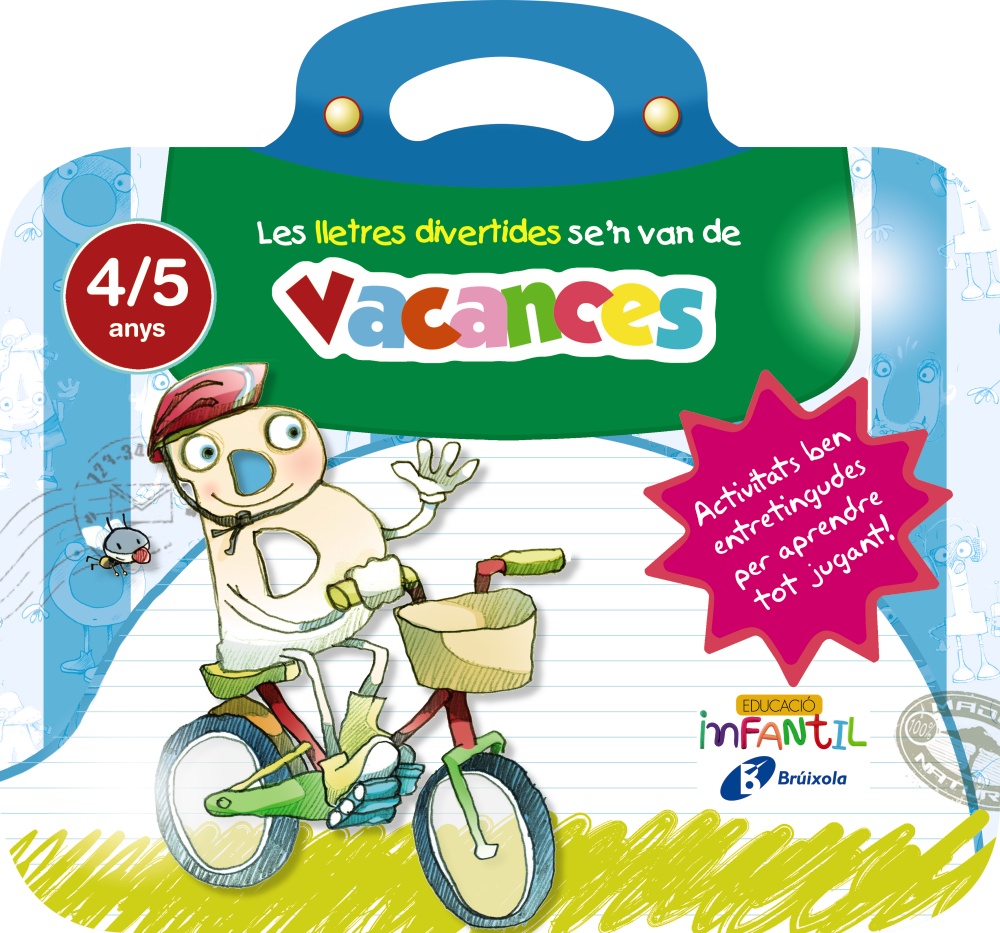 Les lletres divertides se'n van de vacances 3 anys