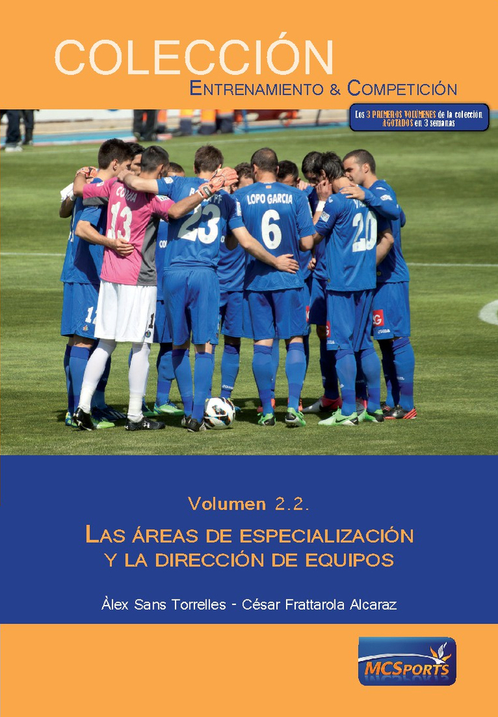 Las áreas del entrenamiento, tomo 2: Las áreas de especialización y la dirección de equipos