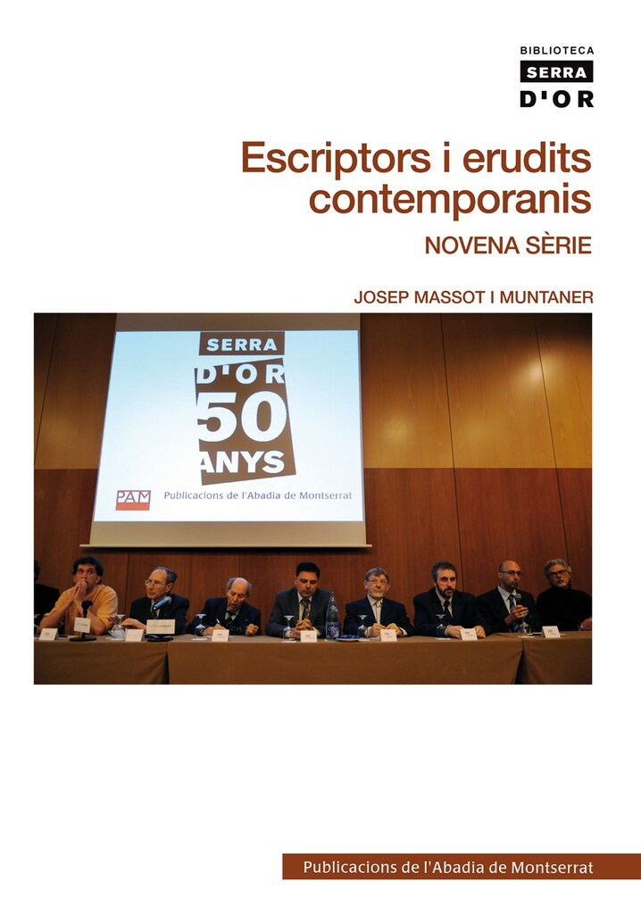 Escriptors i erudits contemporanis. Novena sèrie