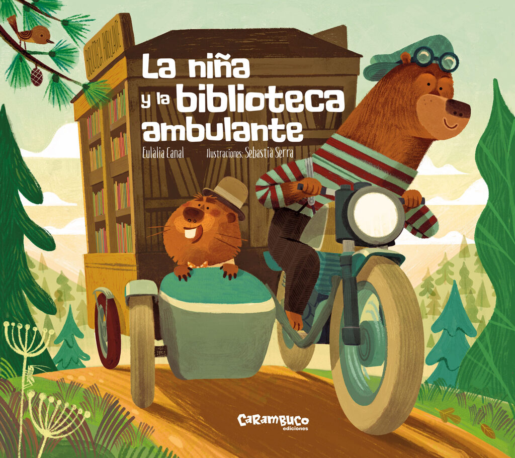 La niña y la biblioteca ambulante La niña y la biblioteca ambulante