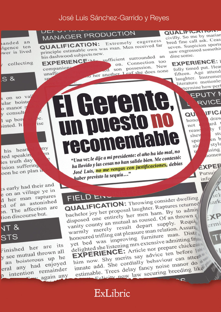 El gerente, un puesto no recomendable