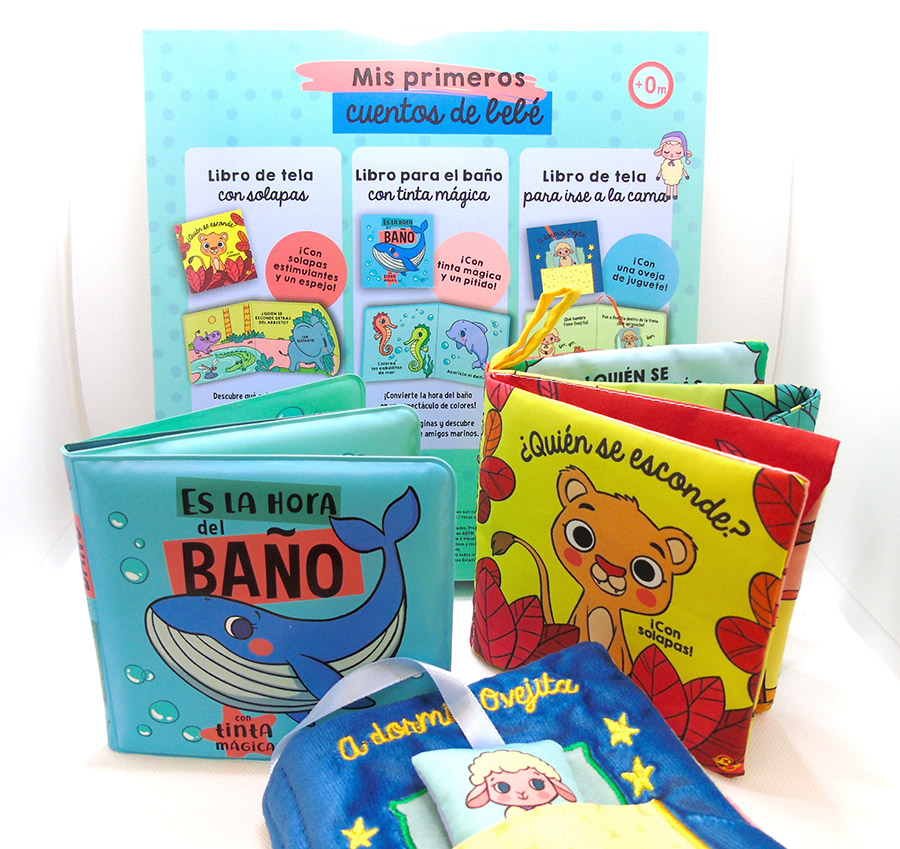 Mis primeros cuentos de bebé - Tres cuentos interactivos para los más pequeños