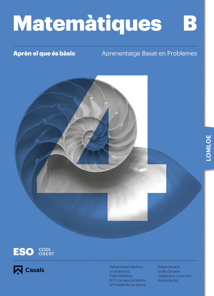 Aprèn el que és bàsic. Matemàtiques 4 A ESO.  LOMLOE