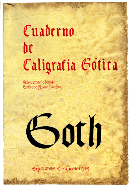 Cuaderno de caligrafía Gótica Rotunda