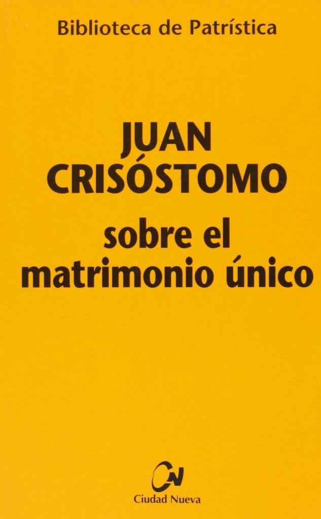 Sobre el matrimonio único