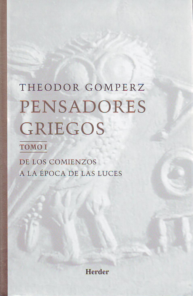 Historia del pensamiento filosófico y científico I