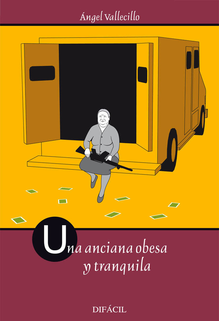Una anciana obesa y tranquila