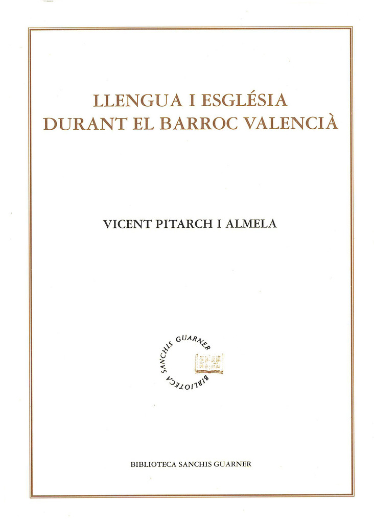 Llengua i església durant el barroc valencià
